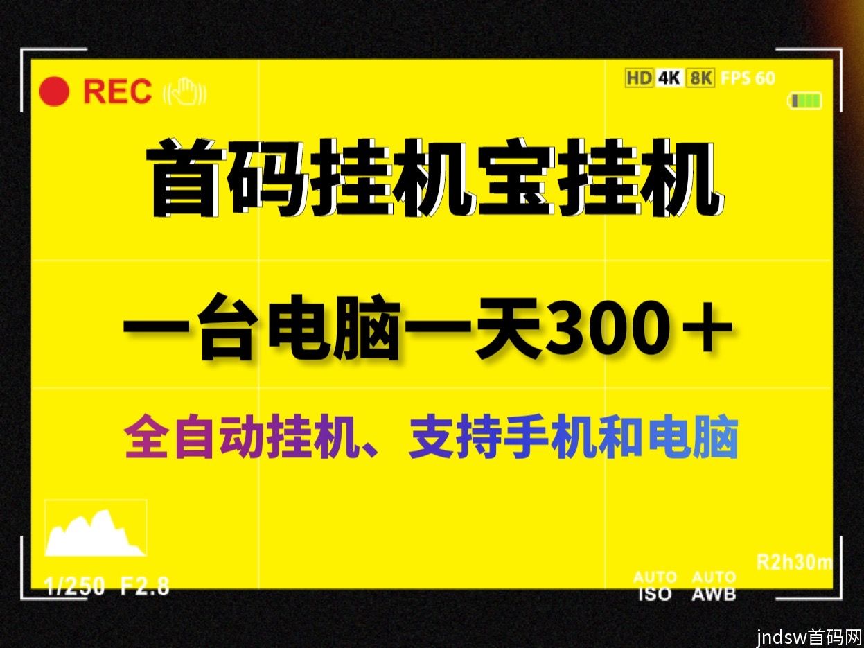 最新挂机宝全自动手机电脑挂机日收益300＋支持手机和电脑无限挂机